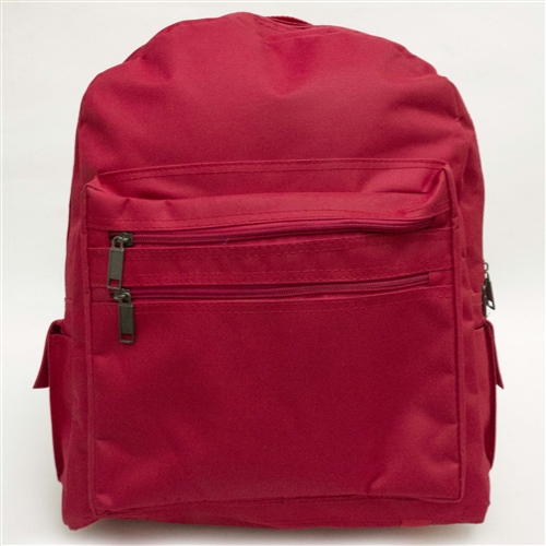 adult size backpack red
