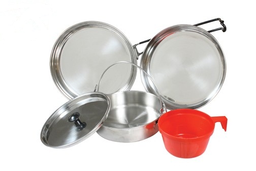 5 Pc. Stainless Steel Mess Kit