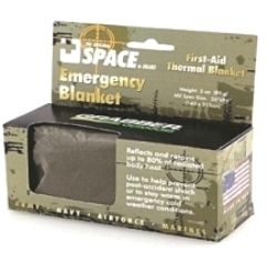 Space Emergency Survival Blanket od green