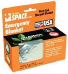 Space Emergency Survival Blanket silver