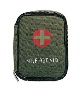 Rothco Zippered Military Style First Aid Kit OD 